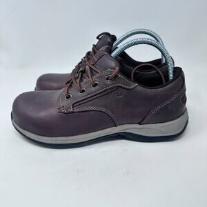 Red Wing 2309 ComfortPro Brown Leather Safety Toe Work Shoes Womens Size 8B
